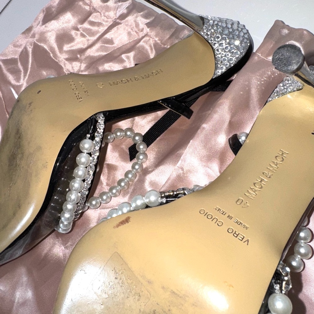 Mach & Mach Black Diamond Of Elizabeth Heels - Picture 6 of 6